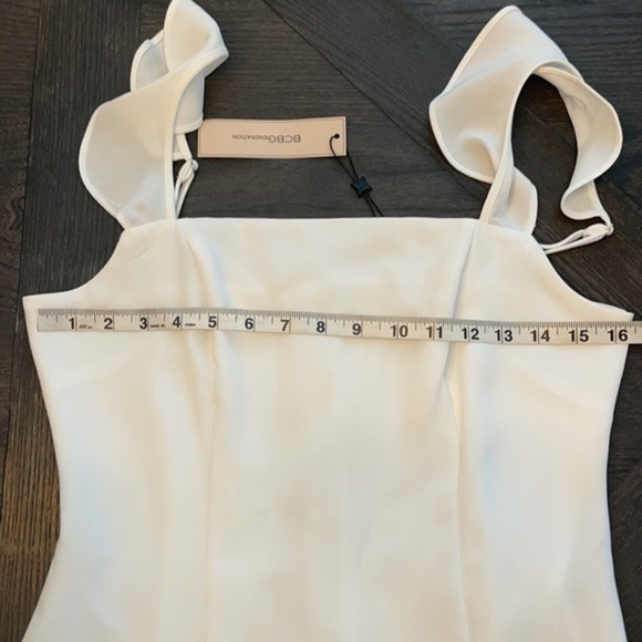 NWT BCBGeneration Cocktail Ruffle Fitted Mini - Picture 13 of 16